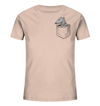 Kleine Ratte in der Tasche - Kids Organic Shirt