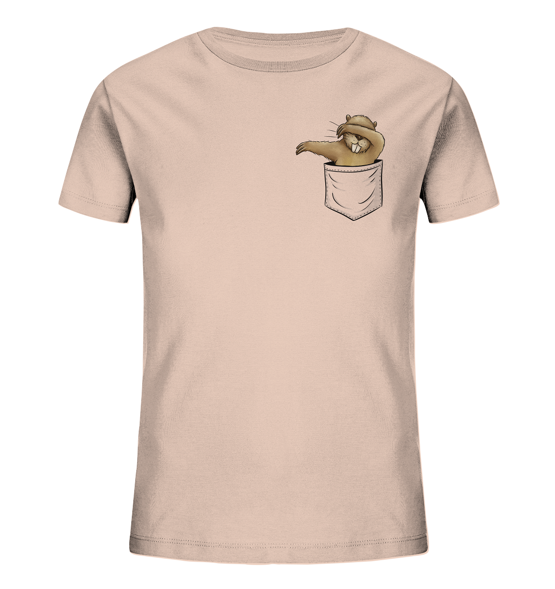 Dabbender Biber in Deiner Tasche - Kids Organic Shirt