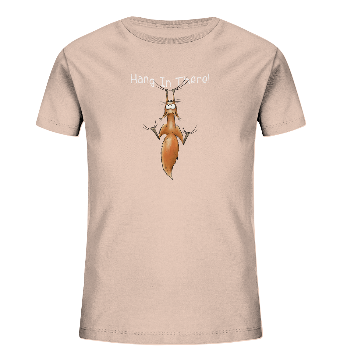 Hang In There | Lässiges Eichhörnchen - Kids Organic Shirt