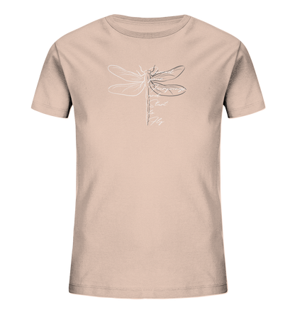 Breite die Flügel aus und flieg los | Libelle - Kids Organic Shirt
