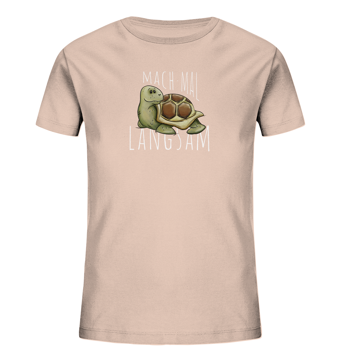 Mach mal langsam Schildkröte - Kids Organic Shirt