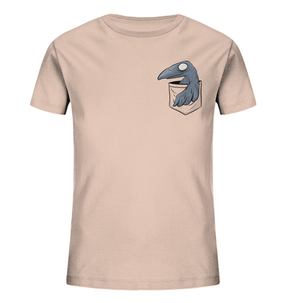 Grufti Rabe Krähe in der Tasche - Kids Organic Shirt