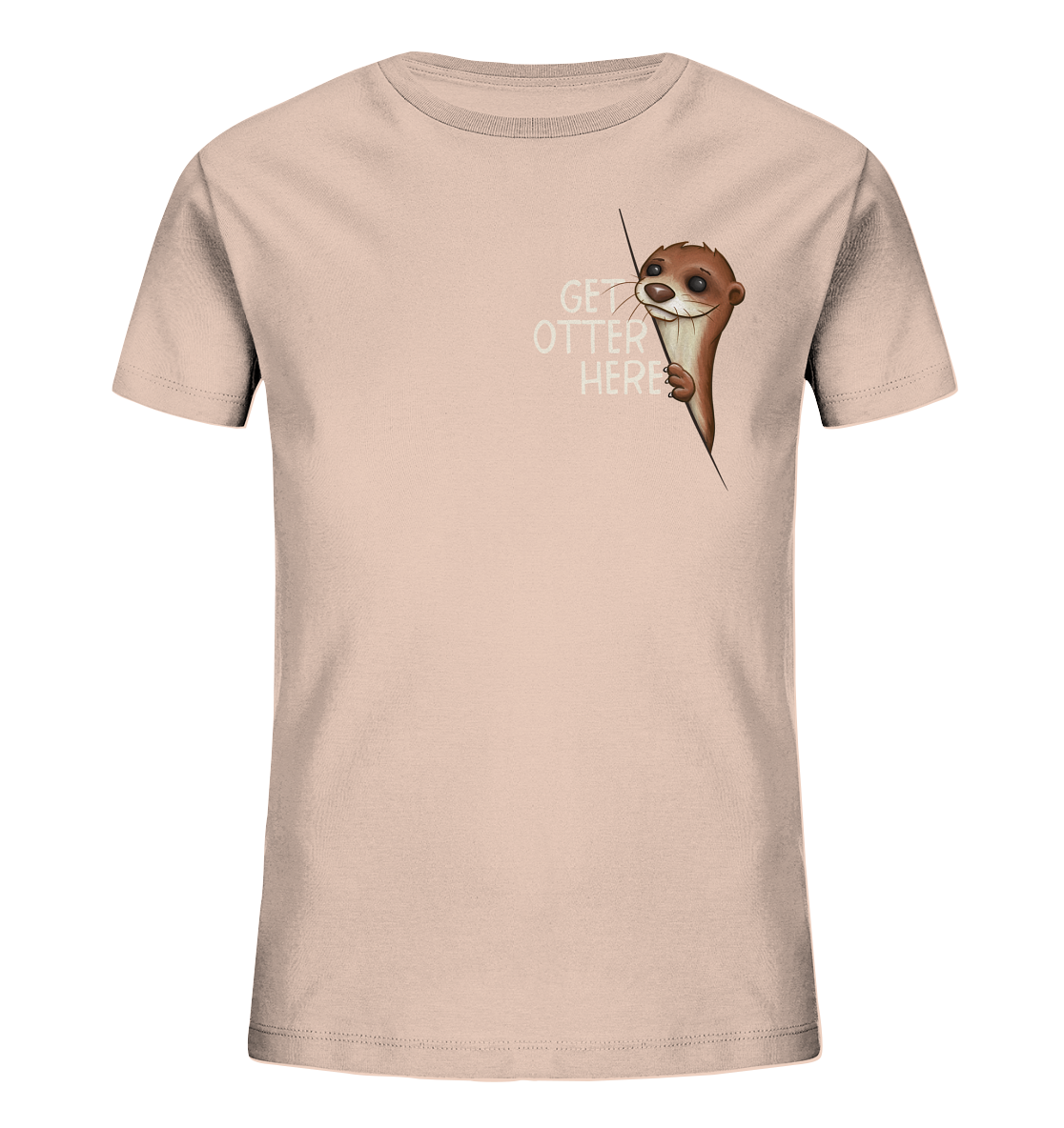 Get Otter Here | Lustiger Otter Kalauer - Kids Organic Shirt