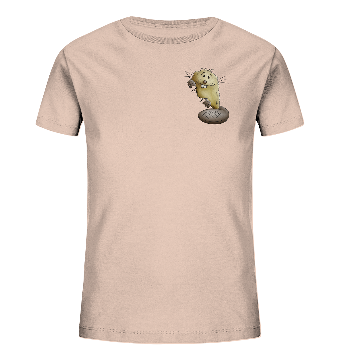 Lustiger frecher Biber - Kids Organic Shirt