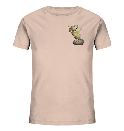 Lustiger frecher Biber - Kids Organic Shirt