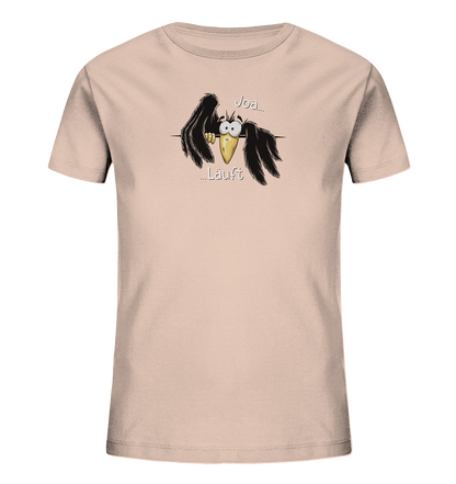 Joa Läuft Krähe gechillter Rabe - Kids Organic Shirt
