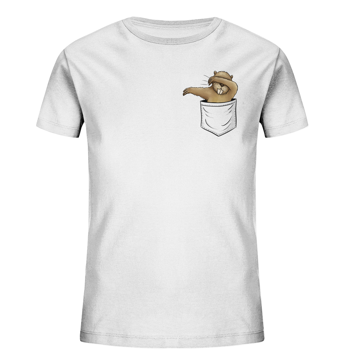 Dabbender Biber in Deiner Tasche - Kids Organic Shirt