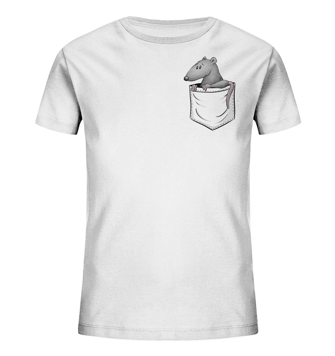 Kleine Ratte in der Tasche - Kids Organic Shirt