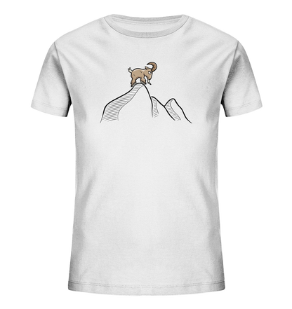 Ziegenbock in den Bergen - Kids Organic Shirt
