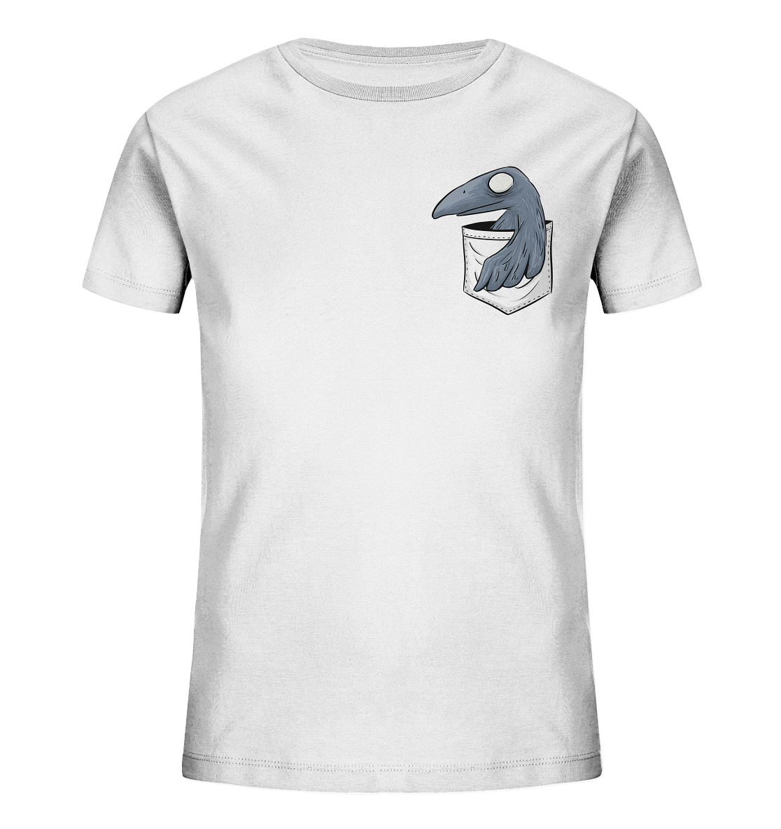 Grufti Rabe Krähe in der Tasche - Kids Organic Shirt