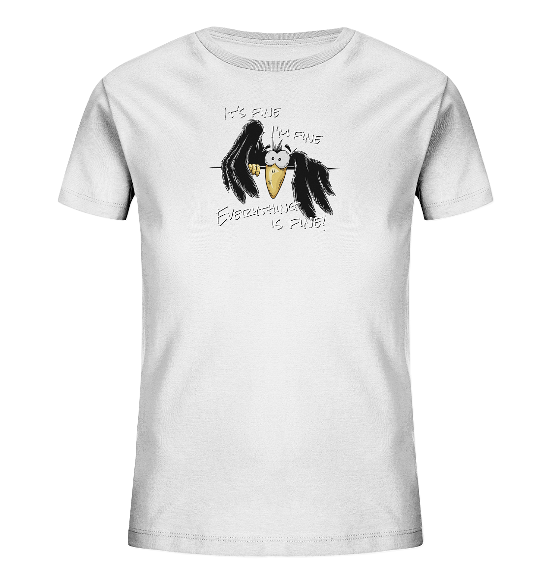 I’m Fine Rabe | Alles Gut Krähe - Kids Organic Shirt