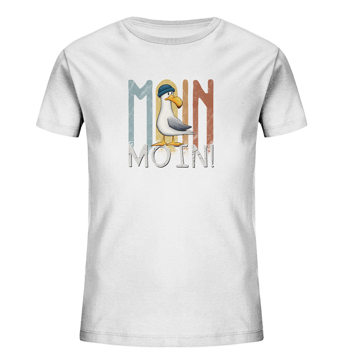 Moin Moin norddeutsche Möwe - Kids Organic Shirt