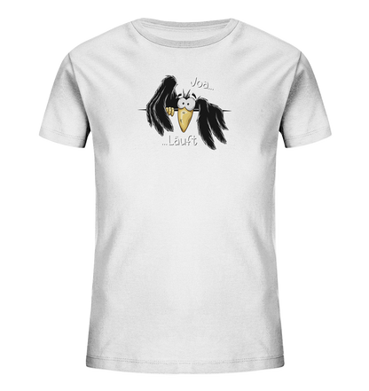 Joa Läuft Krähe gechillter Rabe - Kids Organic Shirt