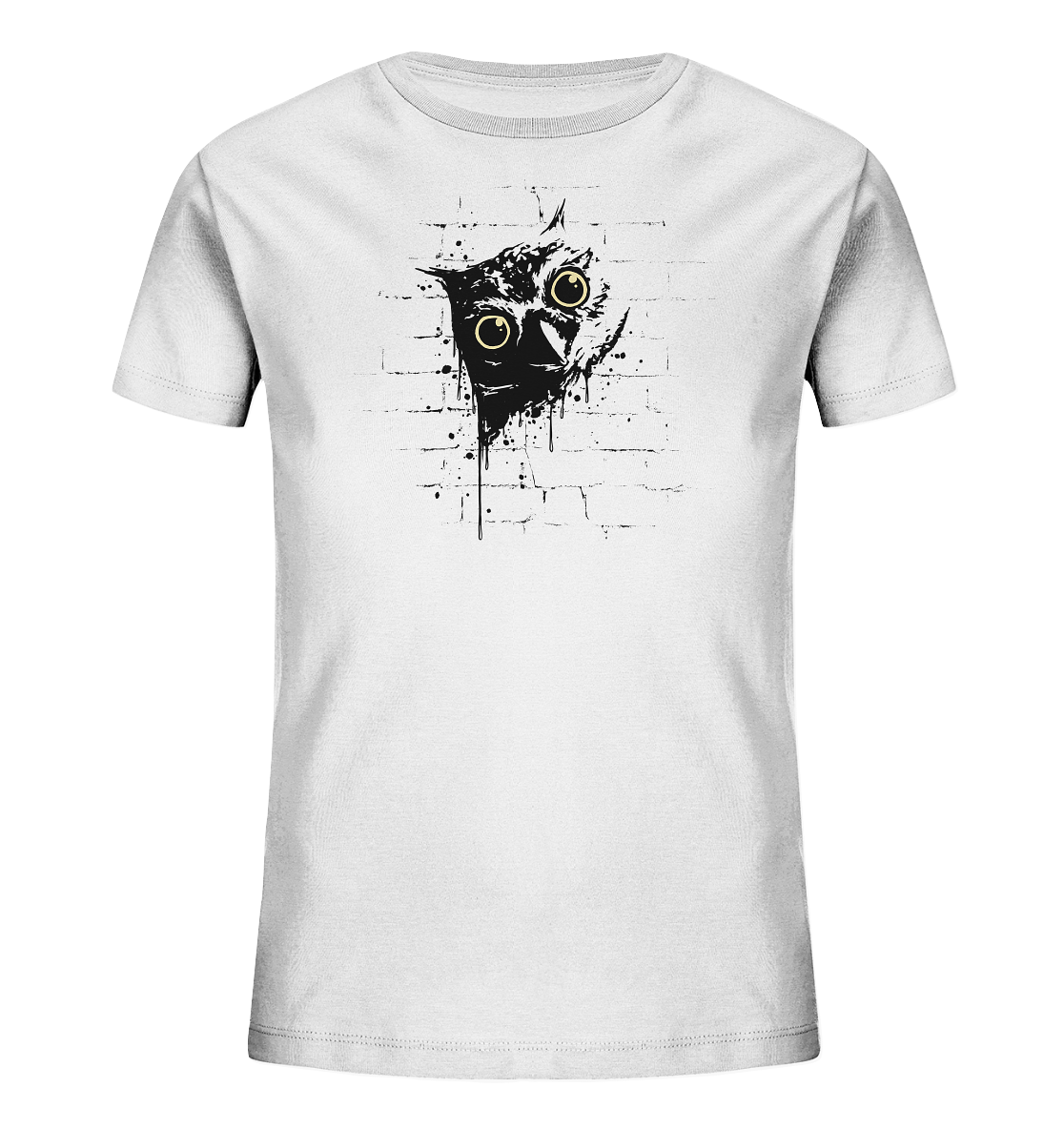 Lässige Street Art Eule - Kids Organic Shirt