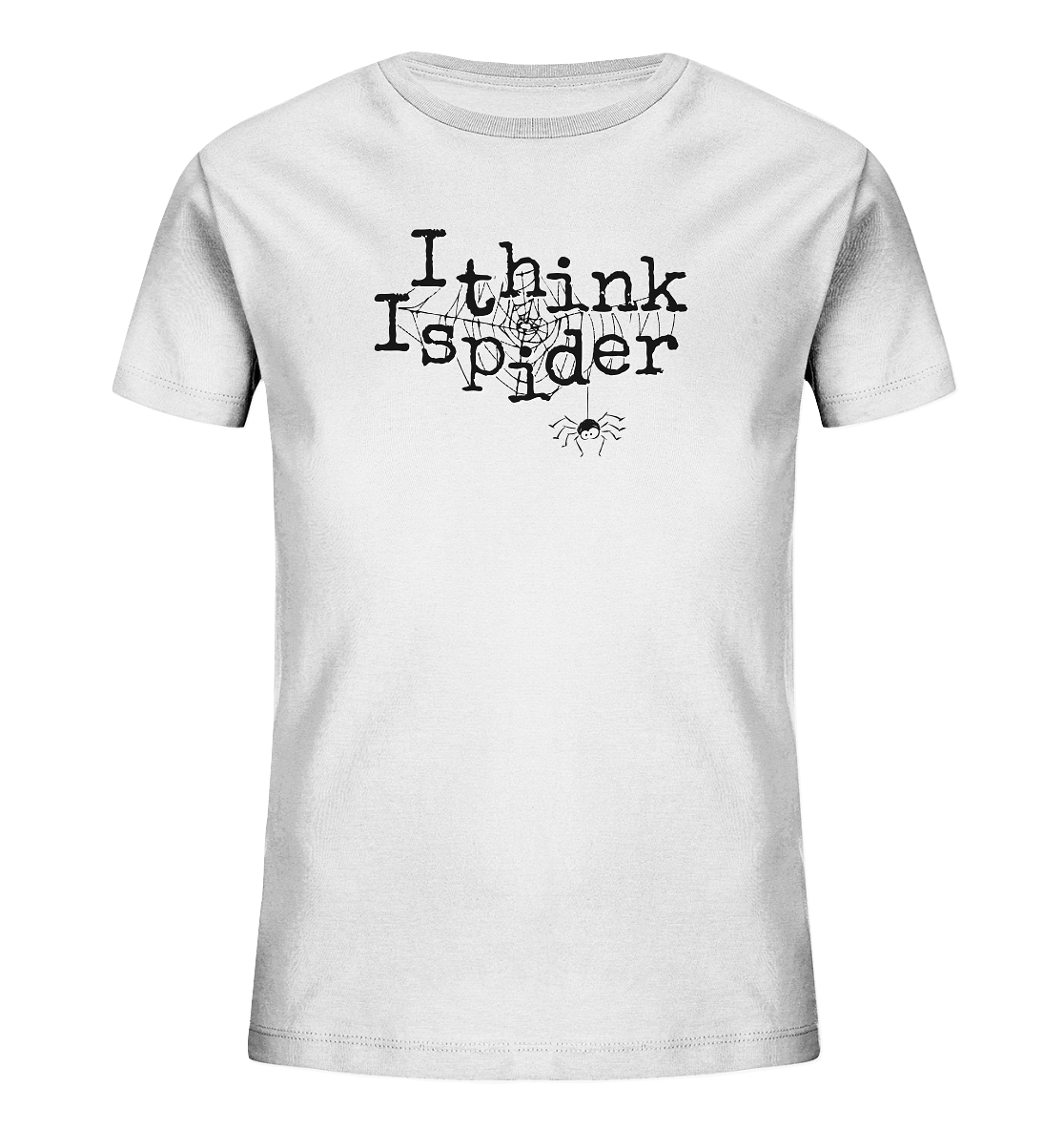 I think I spider - Spinne - Kids Organic Shirt