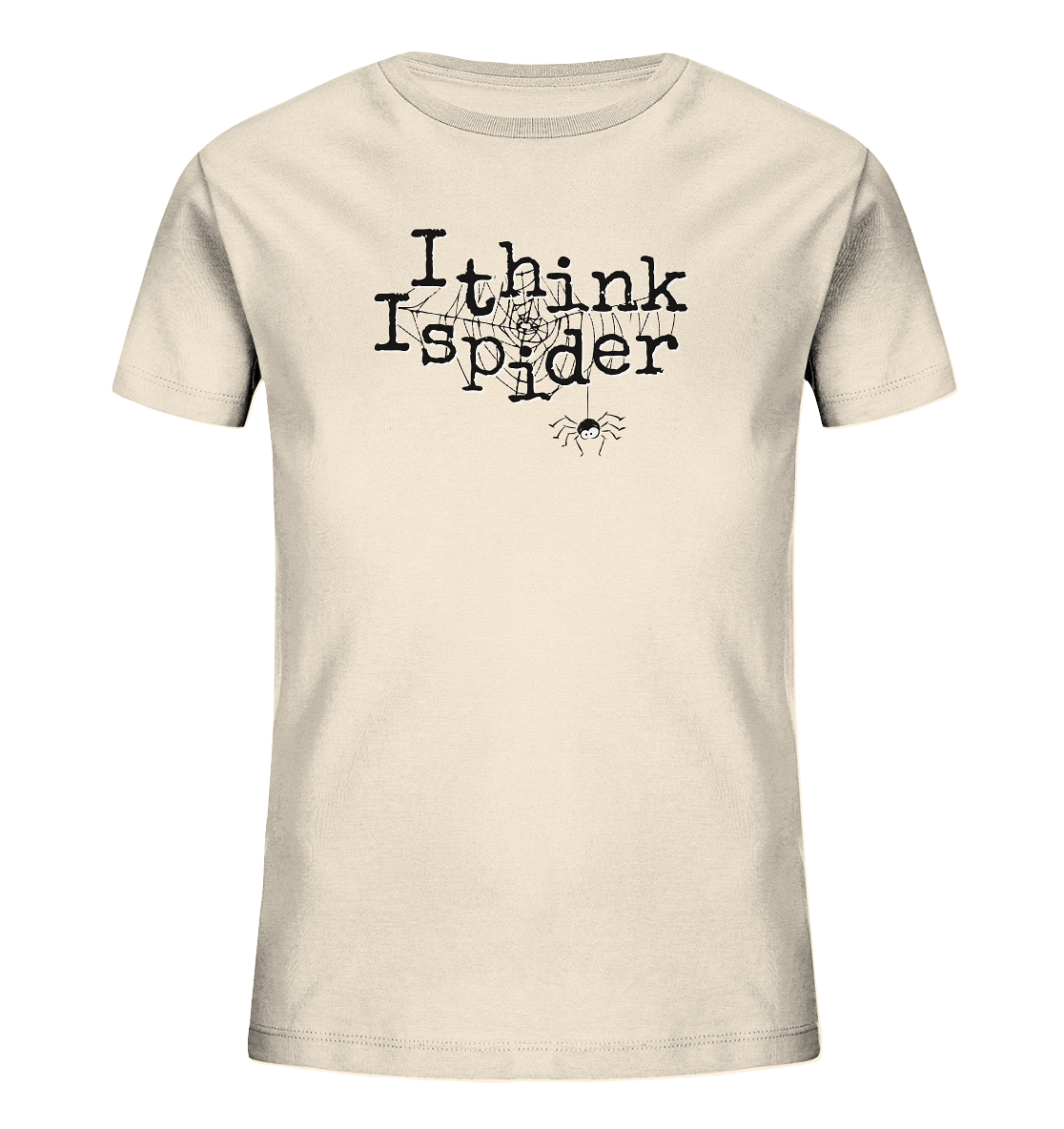 I think I spider - Spinne - Kids Organic Shirt