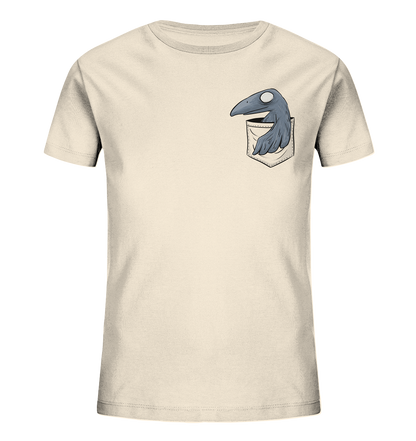 Grufti Rabe Krähe in der Tasche - Kids Organic Shirt