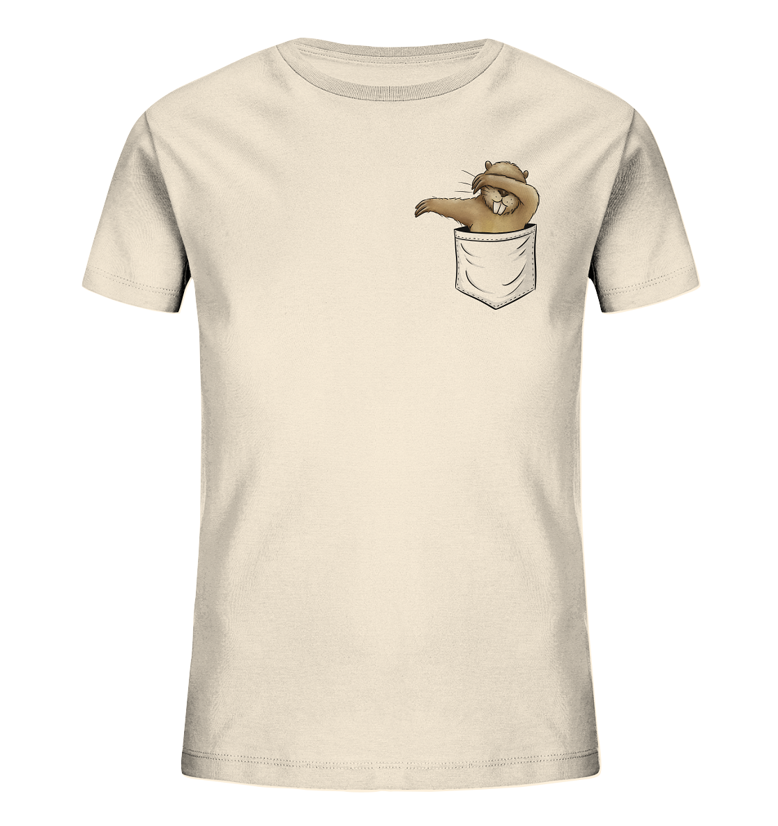 Dabbender Biber in Deiner Tasche - Kids Organic Shirt