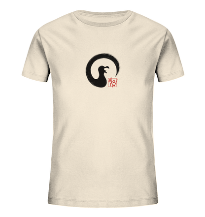 Moin kreischende japanische Enso Möwe - Kids Organic Shirt