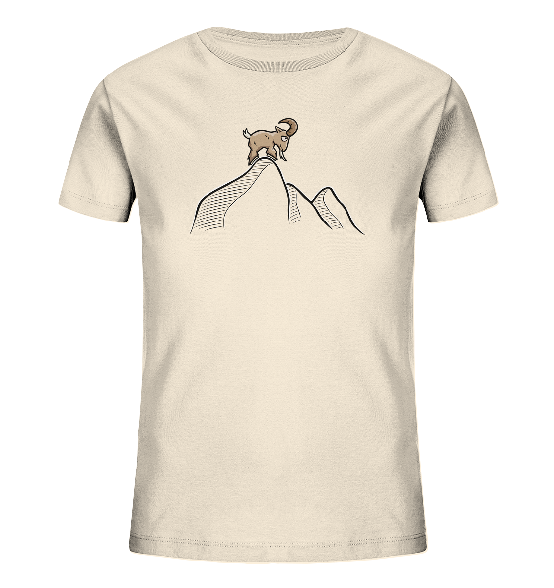 Ziegenbock in den Bergen - Kids Organic Shirt
