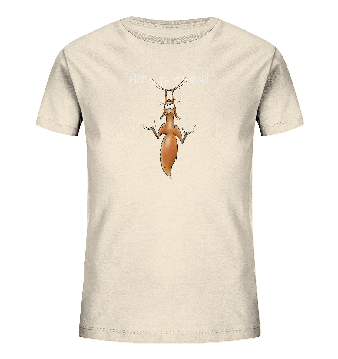 Hang In There | Lässiges Eichhörnchen - Kids Organic Shirt