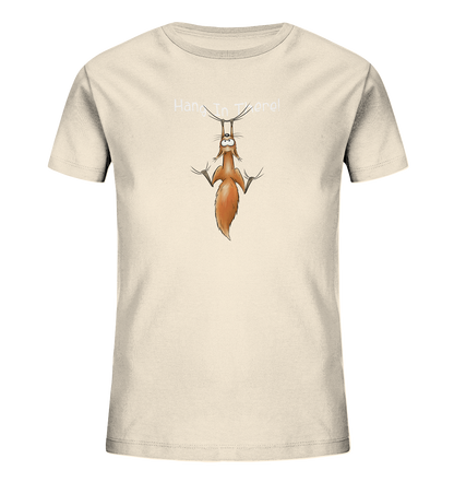 Hang In There | Lässiges Eichhörnchen - Kids Organic Shirt