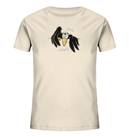 Joa Läuft Krähe gechillter Rabe - Kids Organic Shirt