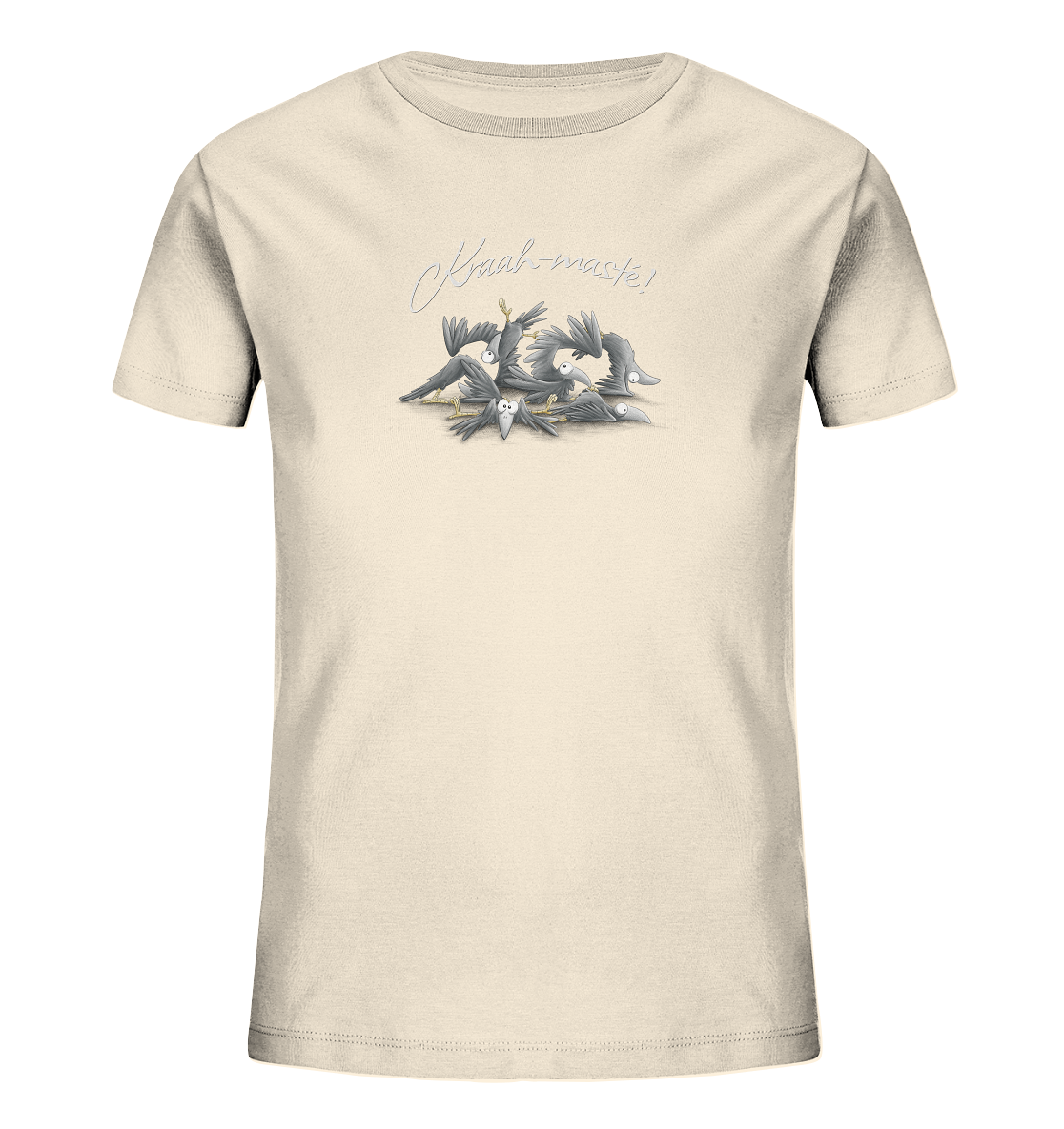 Kraah-masté! Yoga Raben Krähen - Kids Organic Shirt