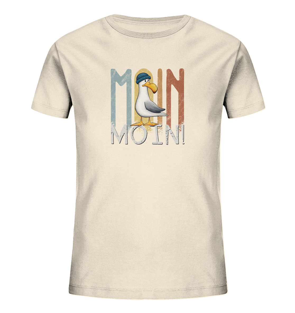 Moin Moin norddeutsche Möwe - Kids Organic Shirt
