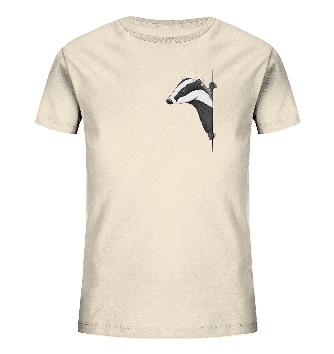 Lässiger Dachs Meister Grimbart - Kids Organic Shirt