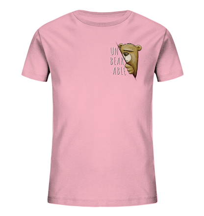 Unbearable – Unerträglich Bär - Kids Organic Shirt