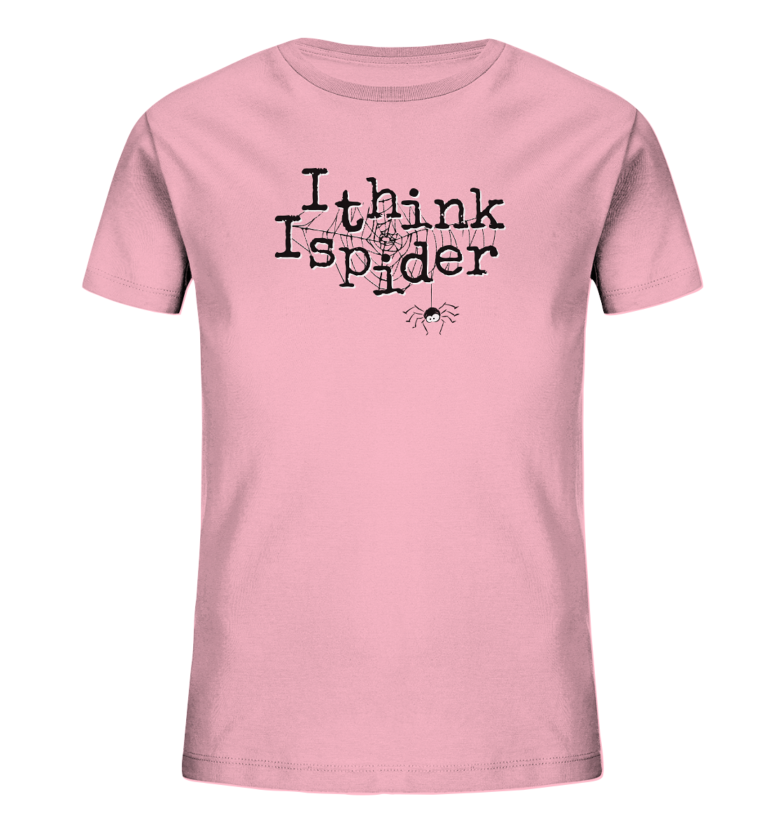 I think I spider - Spinne - Kids Organic Shirt