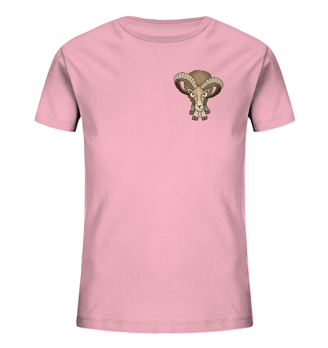 Bockiges Mufflon Widder Schafbock - Kids Organic Shirt