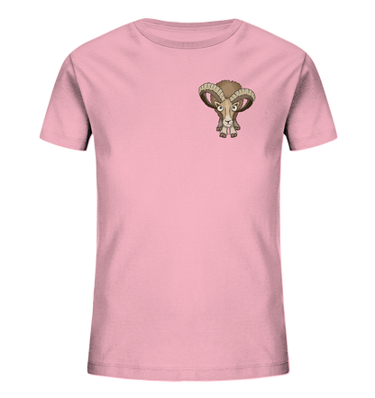 Bockiges Mufflon Widder Schafbock - Kids Organic Shirt