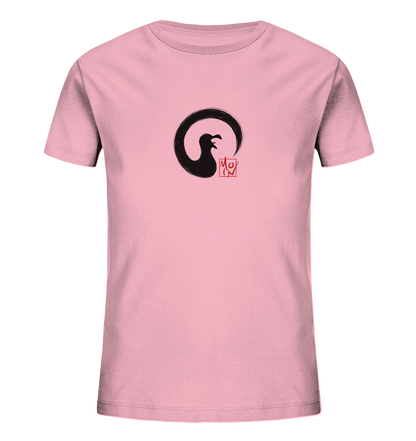 Moin kreischende japanische Enso Möwe - Kids Organic Shirt