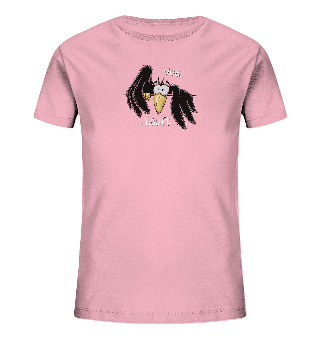 Joa Läuft Krähe gechillter Rabe - Kids Organic Shirt