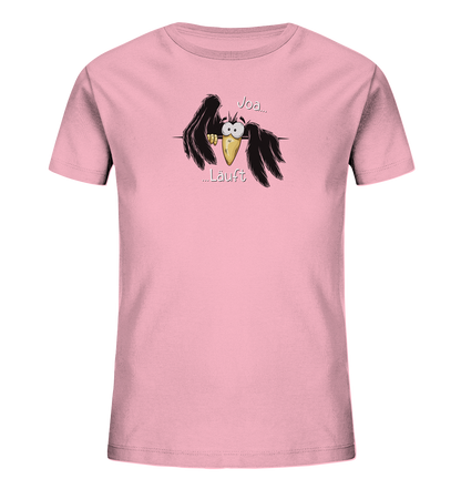 Joa Läuft Krähe gechillter Rabe - Kids Organic Shirt