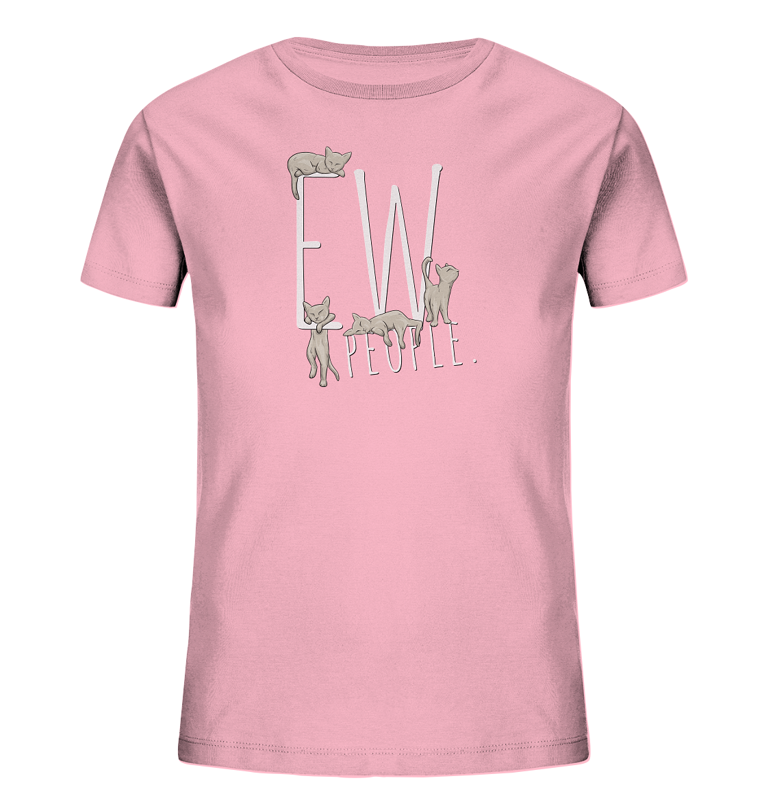 Ew, People. Sarkastische Katzen - Kids Organic Shirt