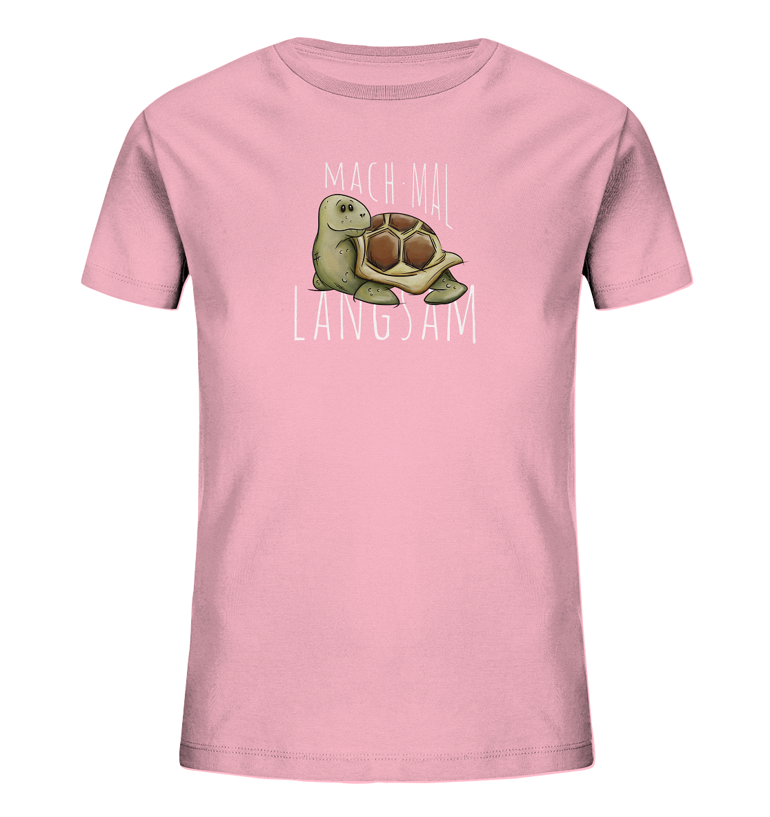Mach mal langsam Schildkröte - Kids Organic Shirt