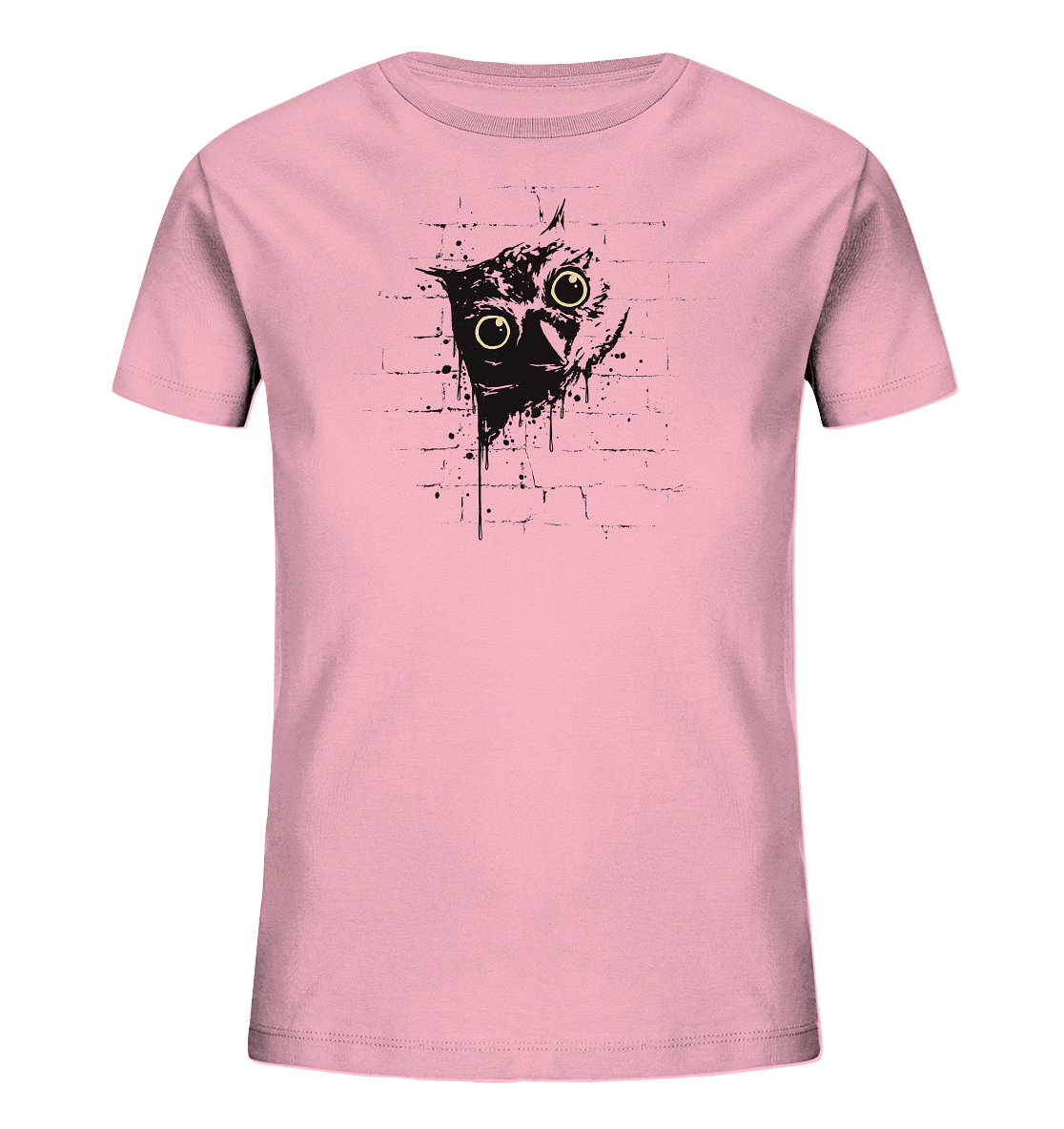 Lässige Street Art Eule - Kids Organic Shirt