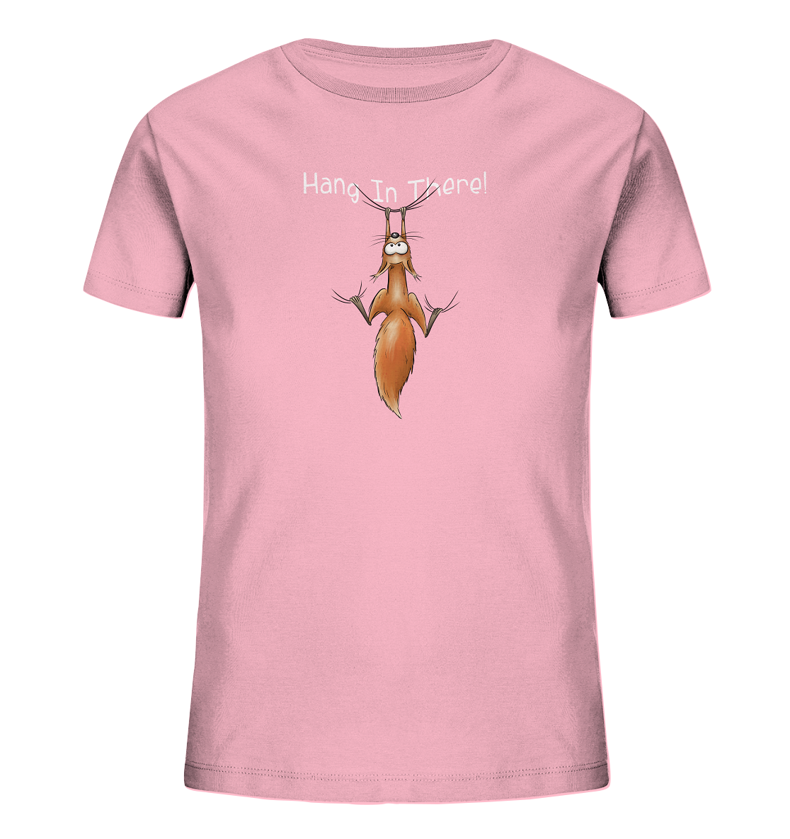 Hang In There | Lässiges Eichhörnchen - Kids Organic Shirt