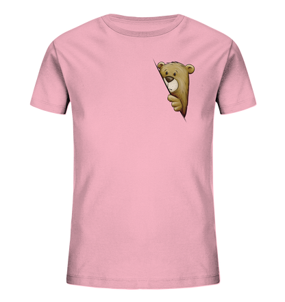 Funky Bär Illustration - Kids Organic Shirt