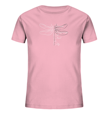 Breite die Flügel aus und flieg los | Libelle - Kids Organic Shirt