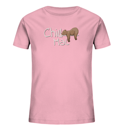 Chill Mal schläfriger Braunbär - Kids Organic Shirt