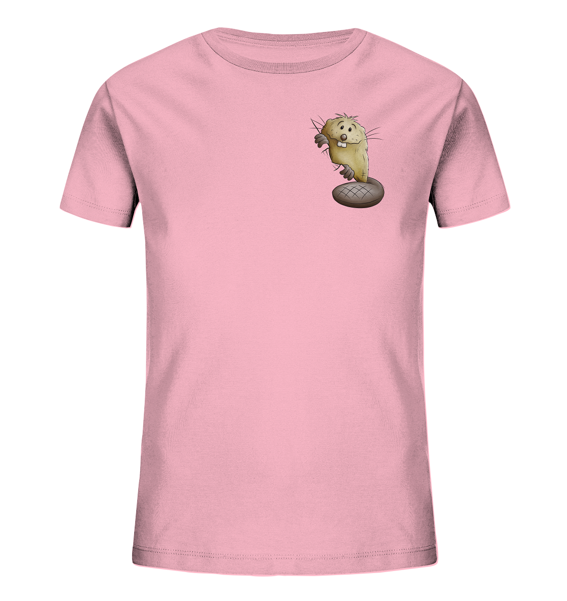 Lustiger frecher Biber - Kids Organic Shirt