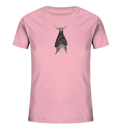 Lustig chillende Fledermaus - Kids Organic Shirt