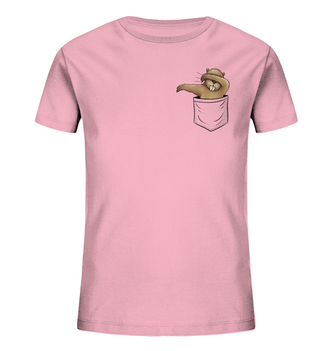 Dabbender Biber in Deiner Tasche - Kids Organic Shirt