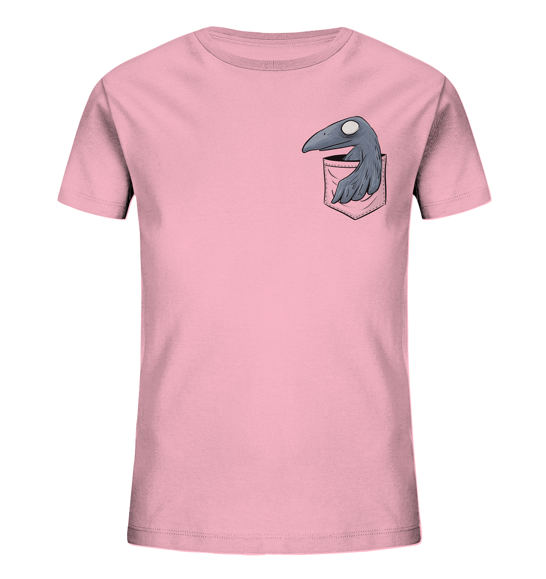 Grufti Rabe Krähe in der Tasche - Kids Organic Shirt