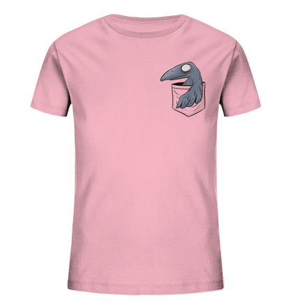 Grufti Rabe Krähe in der Tasche - Kids Organic Shirt