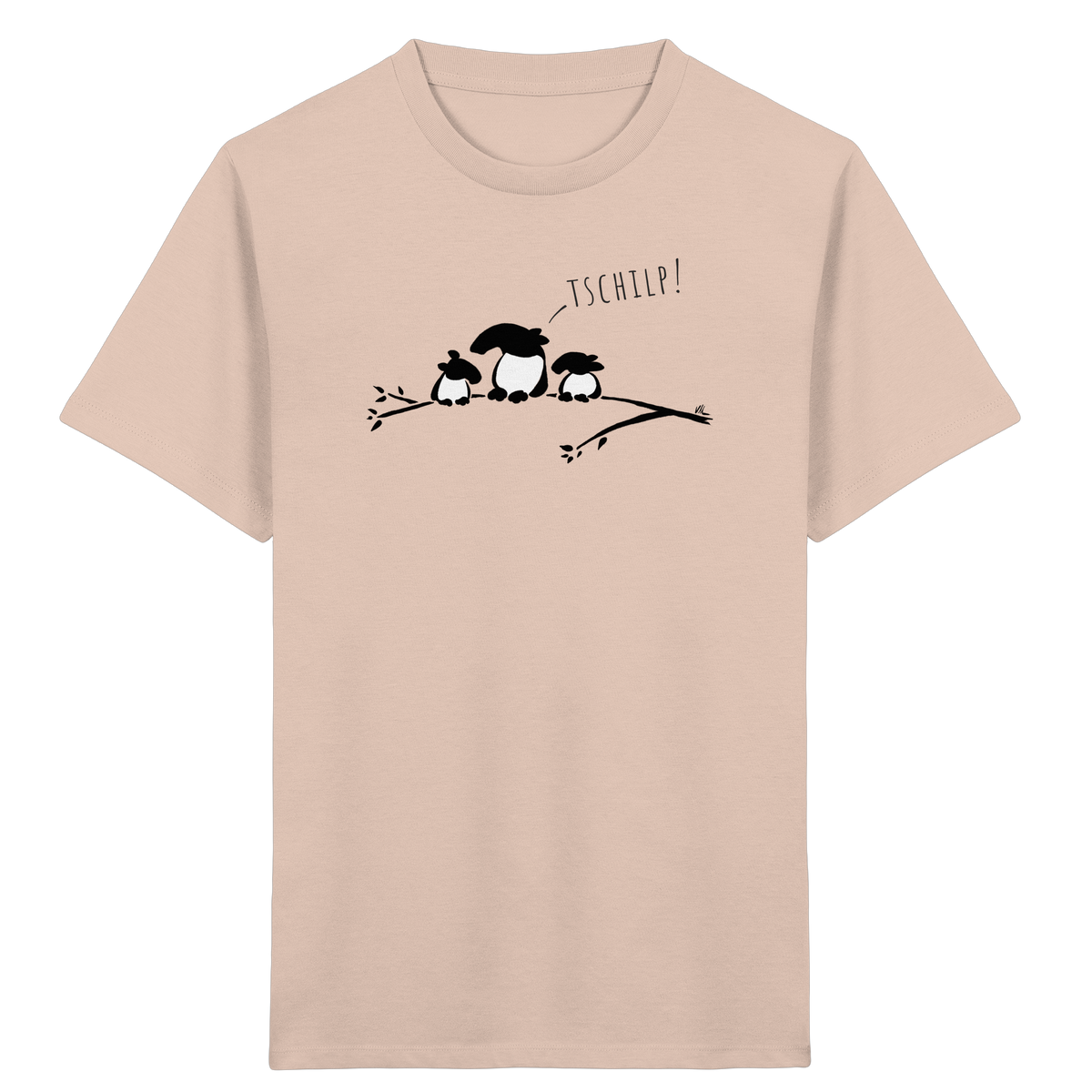 Drei kleine Tapir-Vögel - Kids Organic Shirt